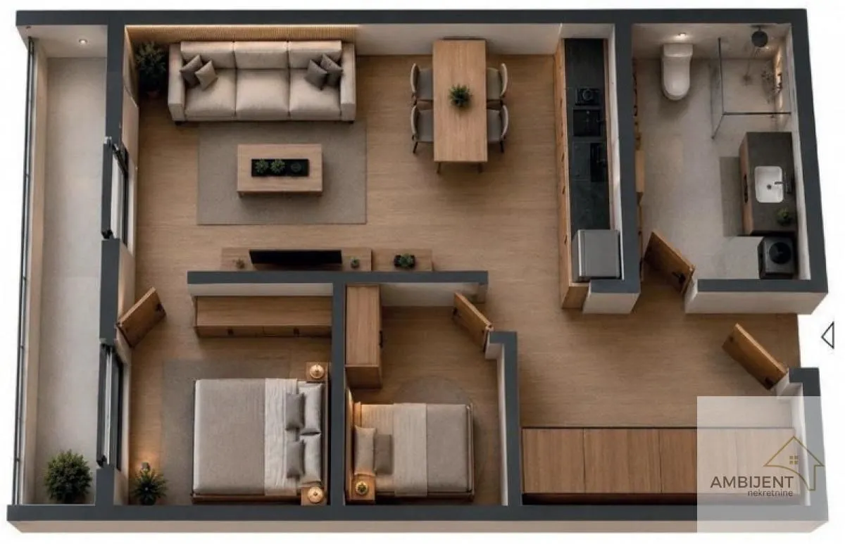 Prodaja, trosoban stan, 51m², Zvezdara Sve Podlokacije, Beograd