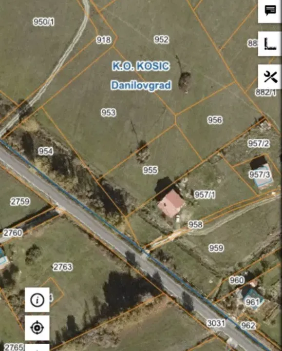 Sale, land lot, 5398m², Kosić, Danilovgrad