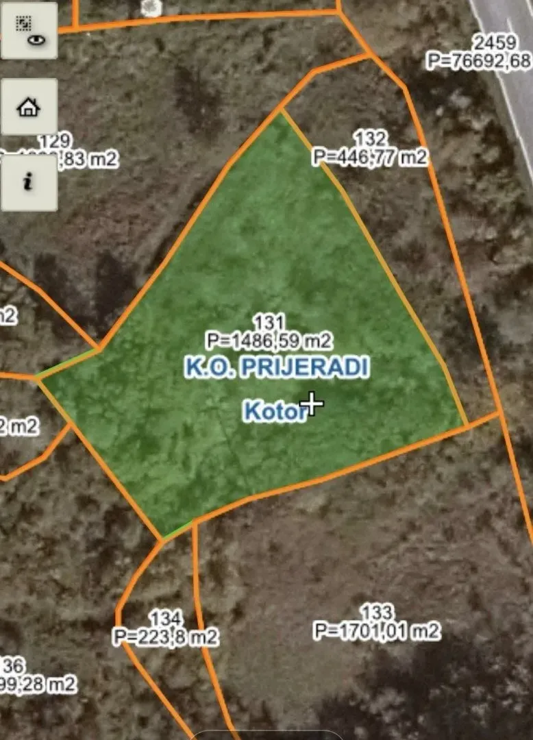 Prodaja, plac, 1495m², Kotor, Crna Gora