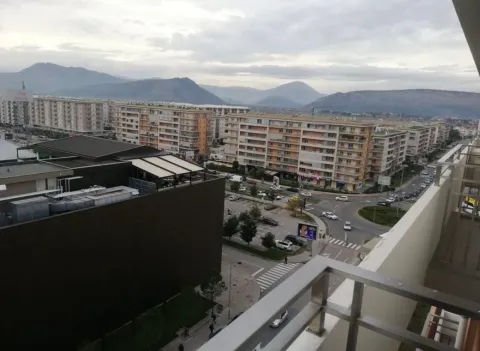 View from the terrace overlooking the city neighborhood and surrounding mountains. - image 3