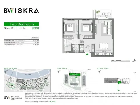 Prodaja, trosoban stan, 77m², Savski Venac, Beograd - image 5