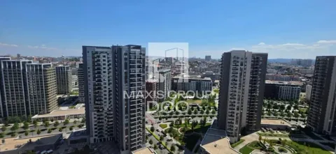 View from the window overlooking modern residential buildings and the cityscape. - image 15