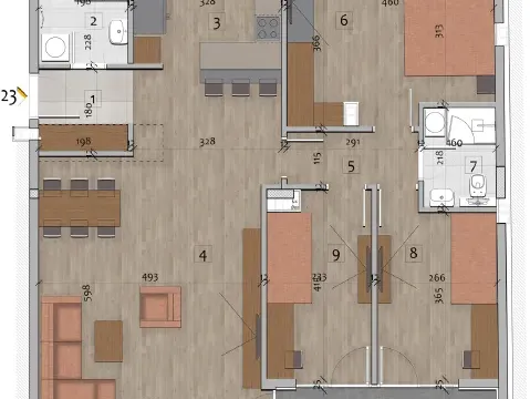 Prodaja, trosoban stan, 99m², Medijana, Niš - image 2