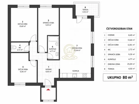 Prodaja, četvorosoban stan, 80m², Mala vaga, Kragujevac - image 4