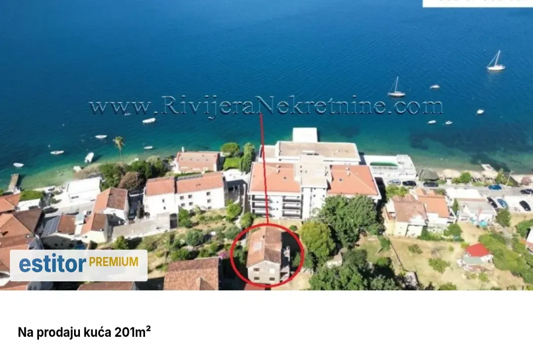 Prodaja, kuća, 201m², Kumbor, Herceg Novi