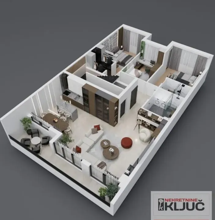 Sale, four bedroom apartment, 118m², Veternik, Novi Sad Sve Podlokacije