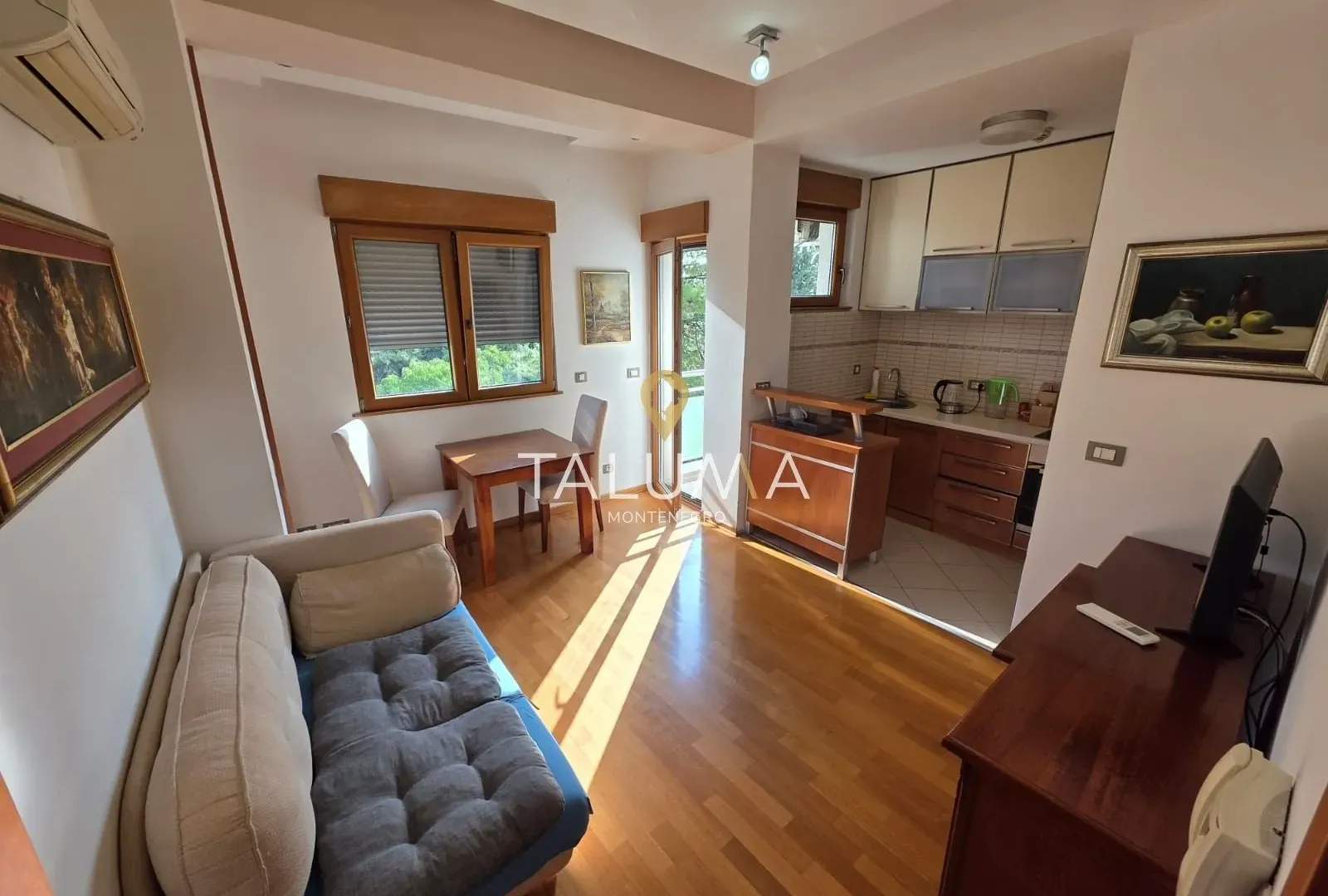 Izdavanje, jednosoban stan, 40m², Preko Morače, Podgorica