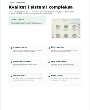 Informativni prikaz karakteristika i kvaliteta stambenog kompleksa. - image 4
