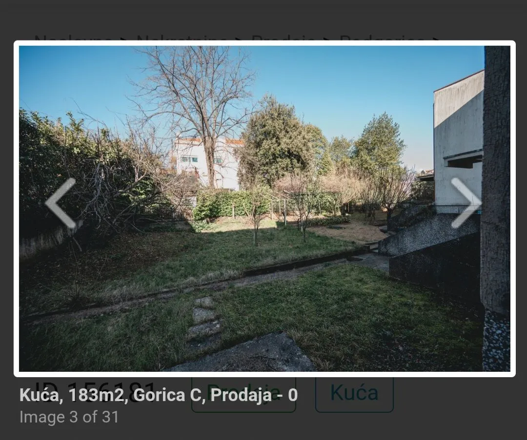 Prodaja, kuća, 183m², Gorica C, Podgorica