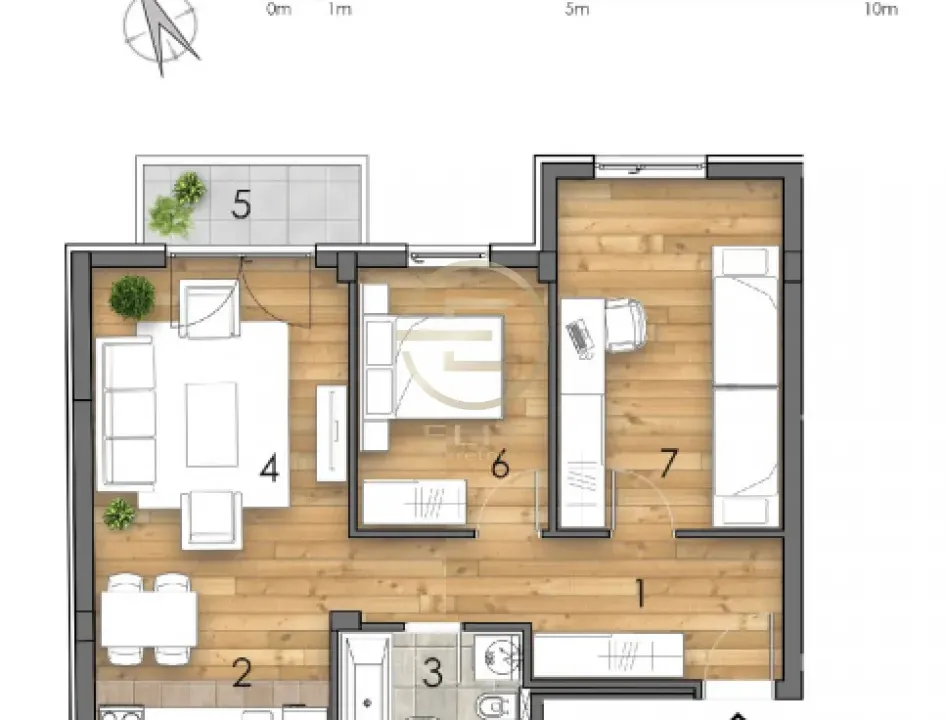 Prodaja, trosoban stan, 60m², Detelinara, Novi Sad Sve Podlokacije