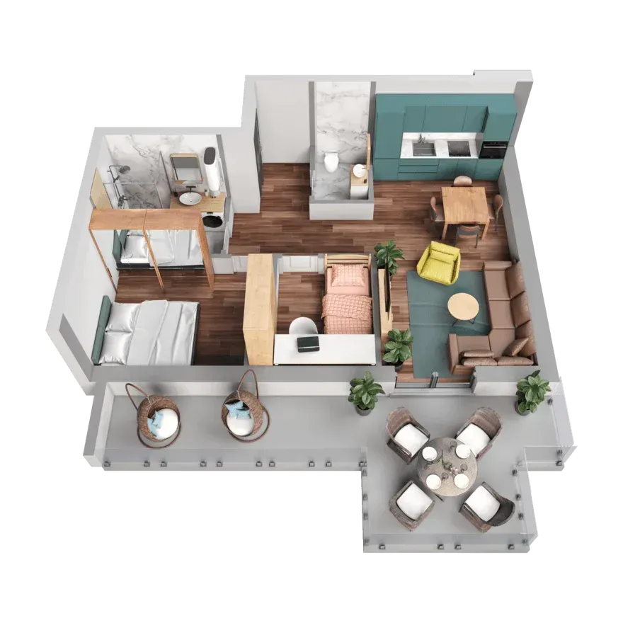 Prodaja, dvosoban stan, 63m², Rudjinci, Vrnjačka Banja