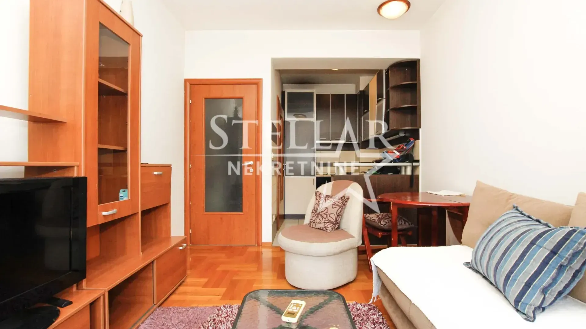 Rent, one bedroom apartment, 38m², 1 maj, Podgorica