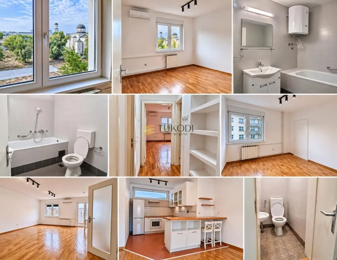 Izdavanje, trosoban stan, 77m², Novi Beograd Blok 32, Novi Beograd Sve Podlokacije