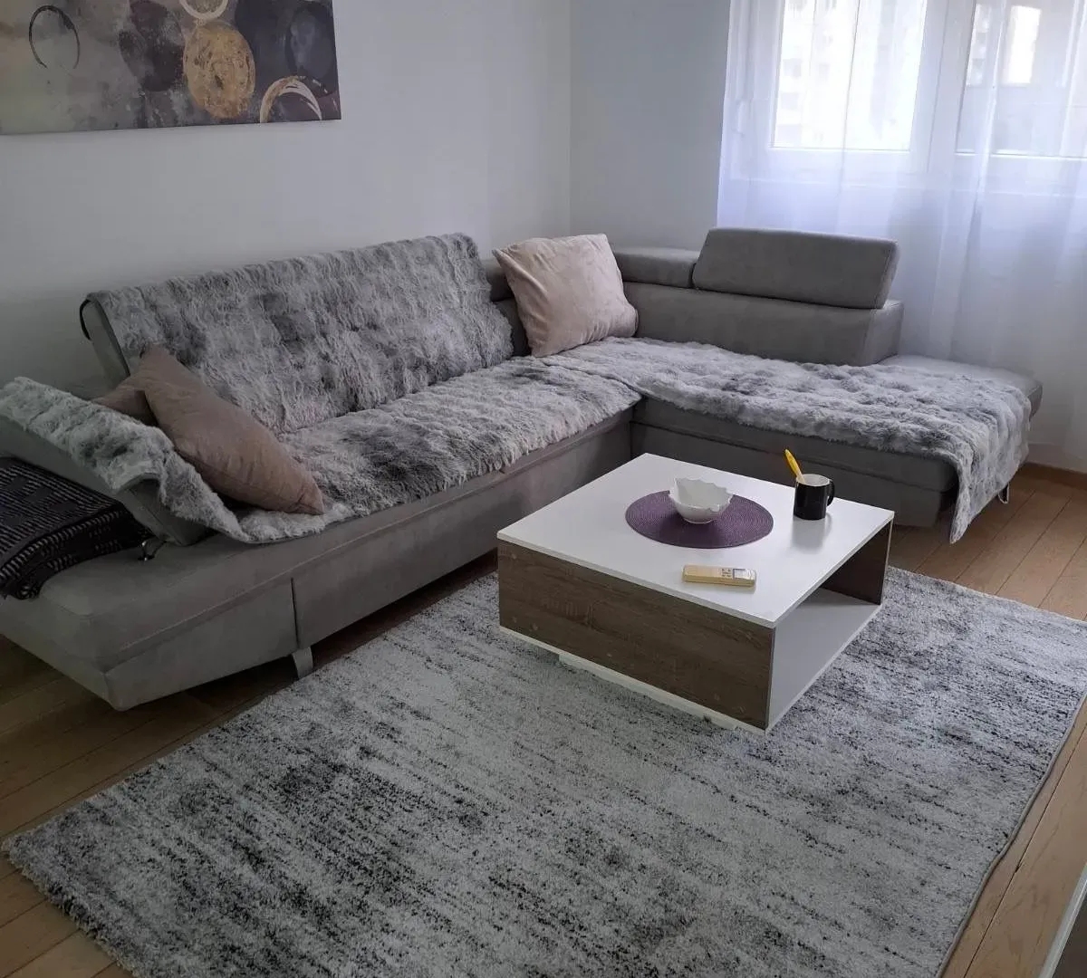 Izdavanje, jednosoban stan, 50m², City Kvart, Podgorica