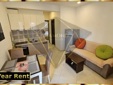 Rent, one bedroom apartment, 48m², Bečići, Budva