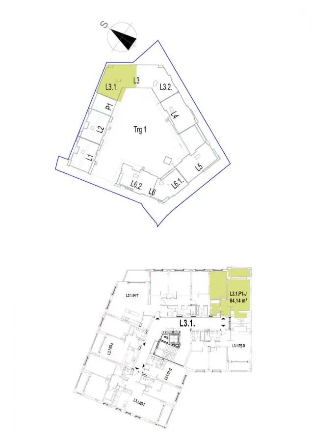 Prodaja, jednosoban stan, 64m², Podgorica, Crna Gora