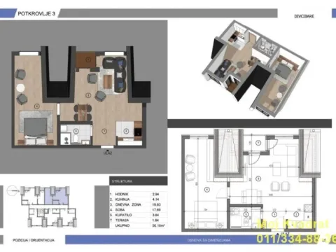 Prodaja, dvosoban stan, 50m², Divčibare, Valjevo - image 8
