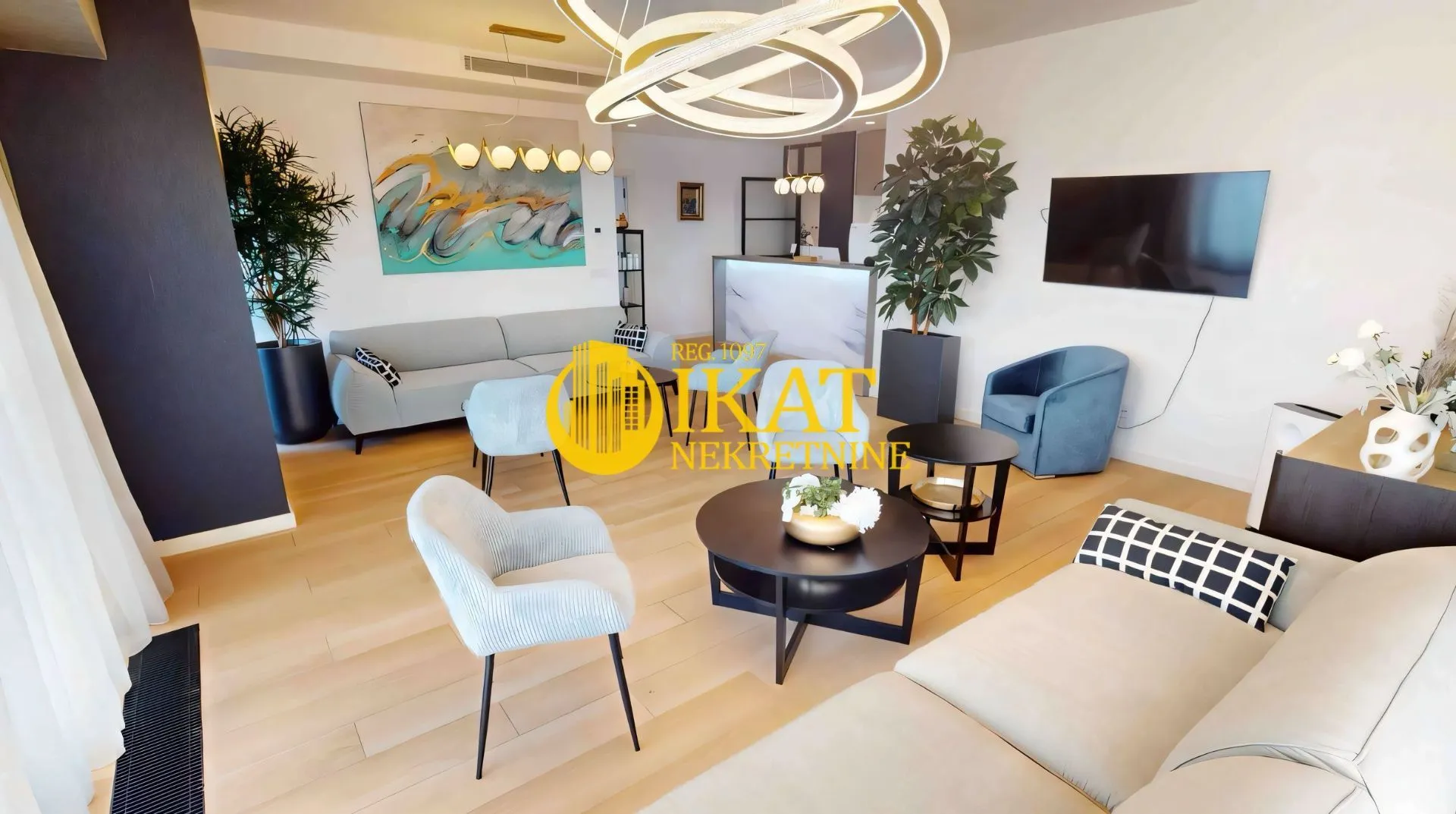 Sale, four bedroom apartment, 124m², Novi Beograd Blok 65, Novi Beograd Sve Podlokacije