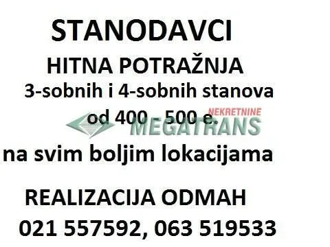 Izdavanje, trosoban stan, 100m², Bulevar Oslobodjenja, Novi Sad Sve Podlokacije - image 2