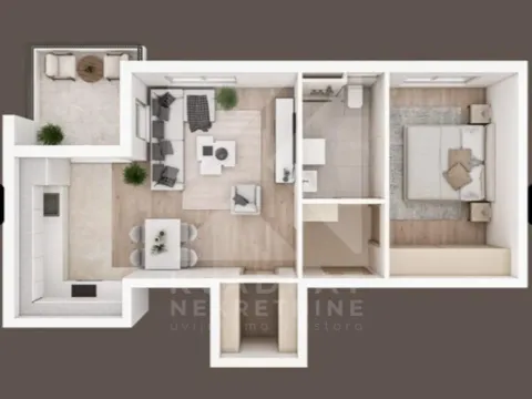 Prodaja, jednosoban stan, 51m², Zelenika, Podgorica - image 4