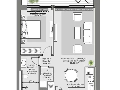 Prodaja, dvosoban stan, 70m², Beograd Na Vodi, Beograd - image 7