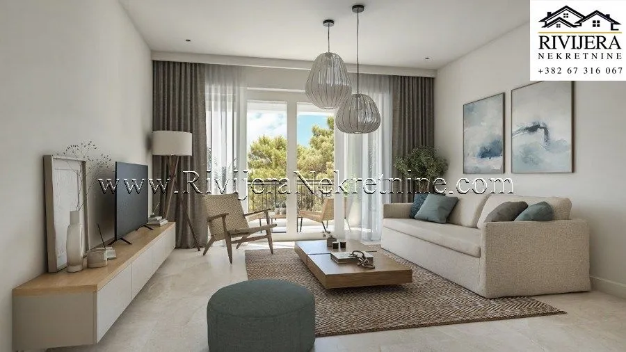 Prodaja, jednosoban stan, 59m², Tivat, Crna Gora