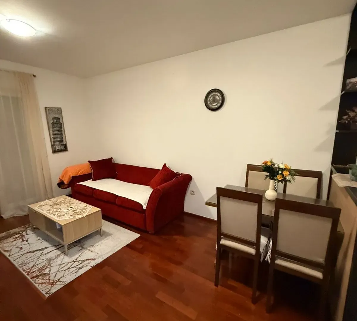 Izdavanje, jednosoban stan, 40m², Stari Aerodrom, Podgorica