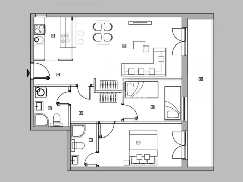 Sale, three bedroom apartment, 77m², Zvezdara Sve Podlokacije, Beograd - image 2