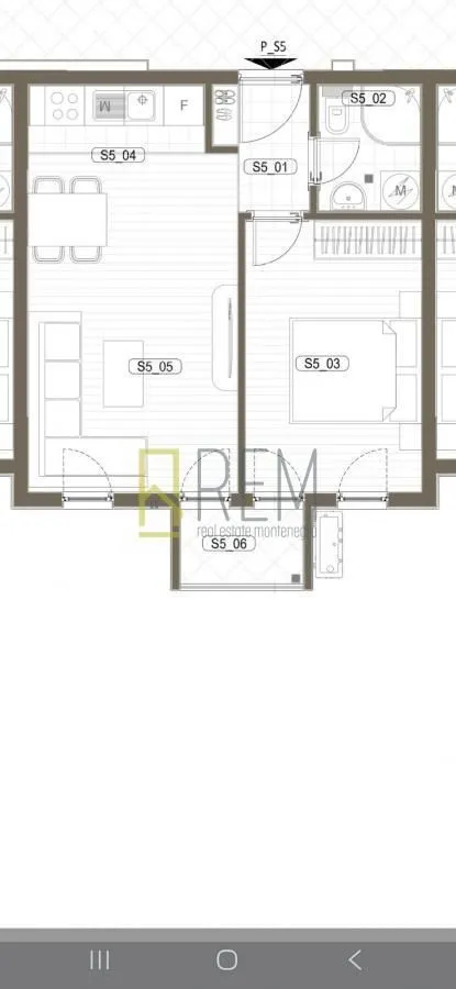 Prodaja, jednosoban stan, 38m², Zabjelo, Podgorica