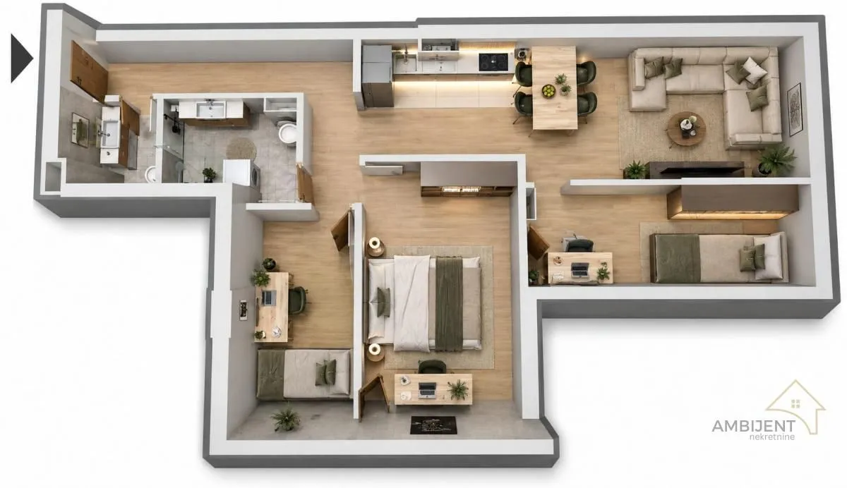 Prodaja, trosoban stan, 75m², Banjica, Voždovac Sve Podlokacije