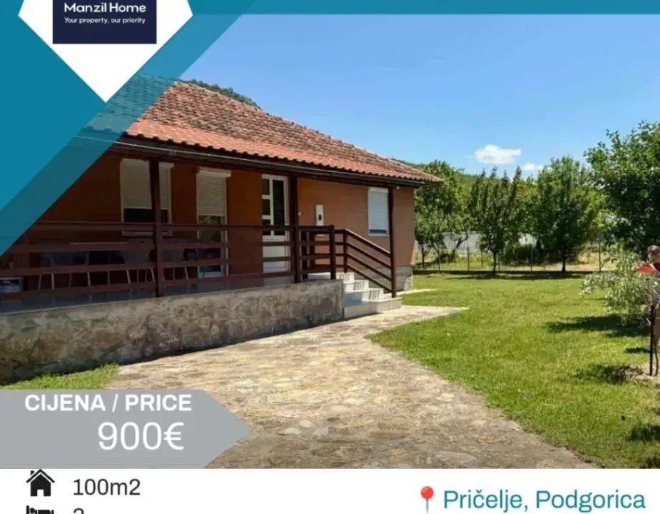 Rent, house, 100m², Pričelje, Podgorica