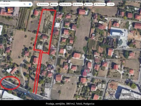 Prodaja, plac, 3861m², Tološi, Podgorica - image 2
