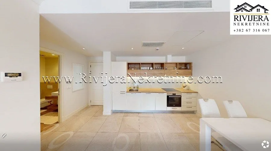 Prodaja, jednosoban stan, 57m², Luštica Bay, Tivat