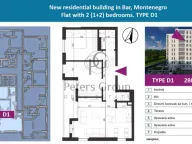 Prodaja, dvosoban stan, 64m², Bar, Crna Gora - image 2
