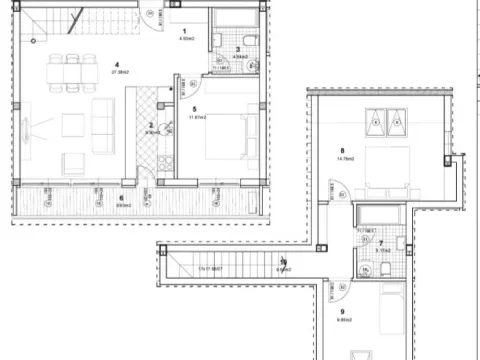 Sale, four bedroom apartment, 101m², Novo naselje, Novi Sad
