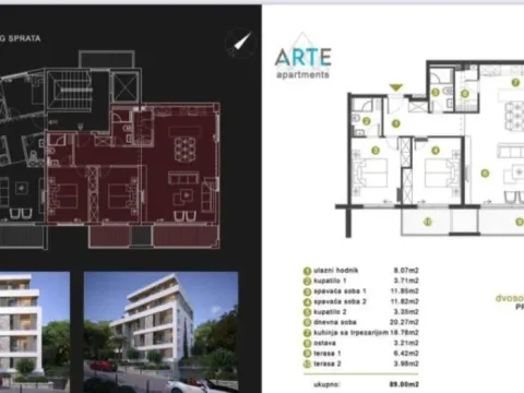 Prodaja, jednosoban stan, 45m², Tivat, Crna Gora - image 5