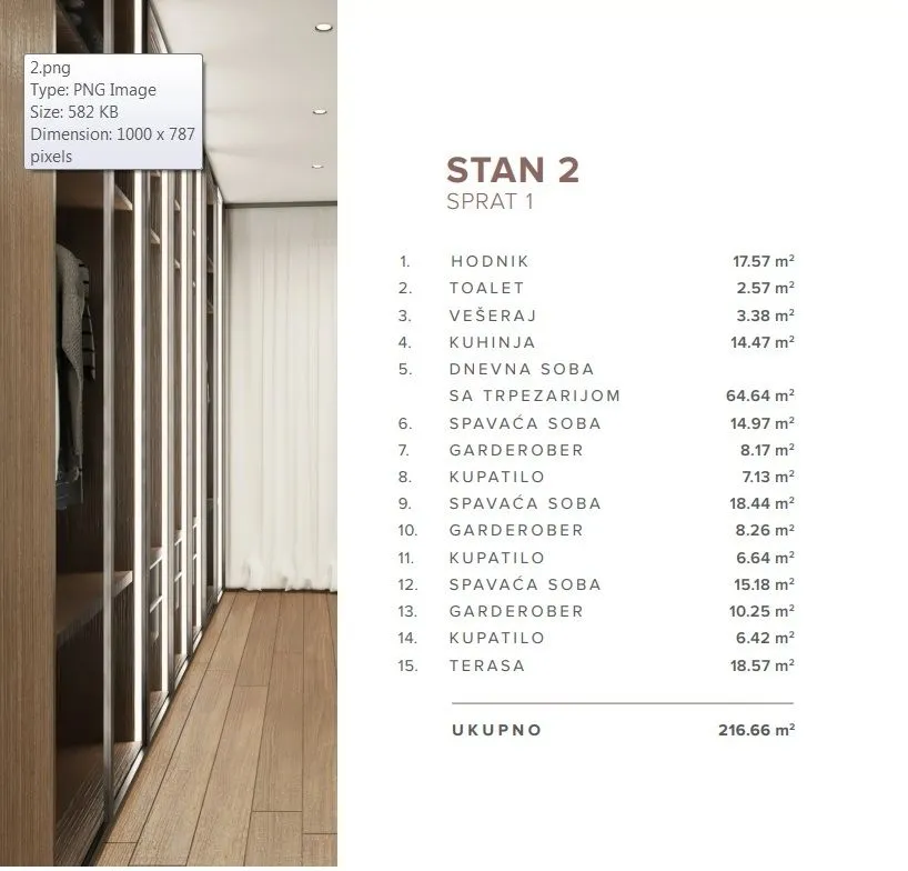 Sale, four bedroom apartment, 221m², Savski Venac, Beograd