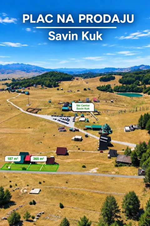 Prodaja, plac, 187m², Virak, Žabljak