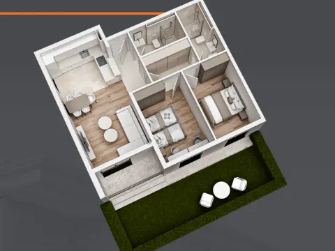 Prodaja, dvosoban stan, 70m², Donja Gorica, Podgorica - image 4