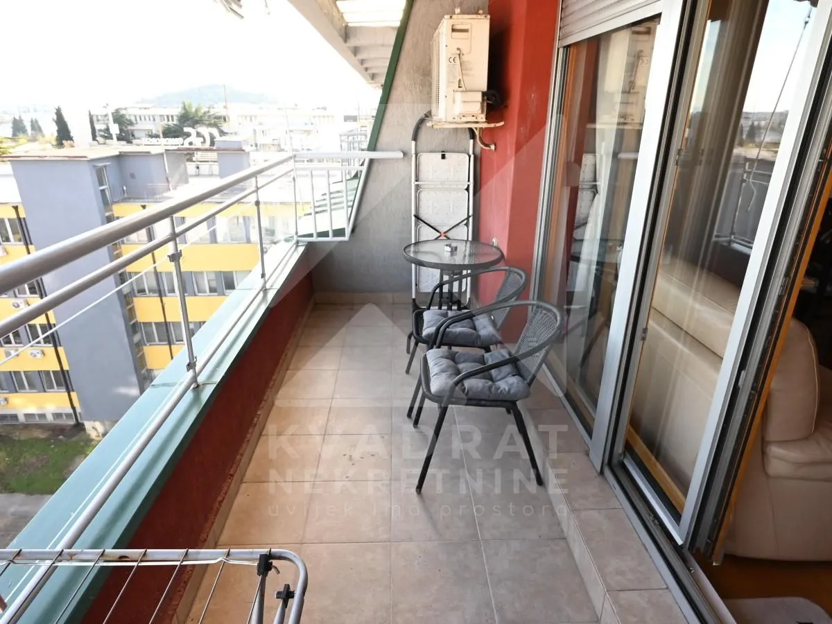 Izdavanje, jednosoban stan, 50m², Preko Morače, Podgorica