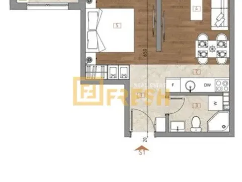 Prodaja, jednosoban stan, 39m², Zabjelo, Podgorica - image 3