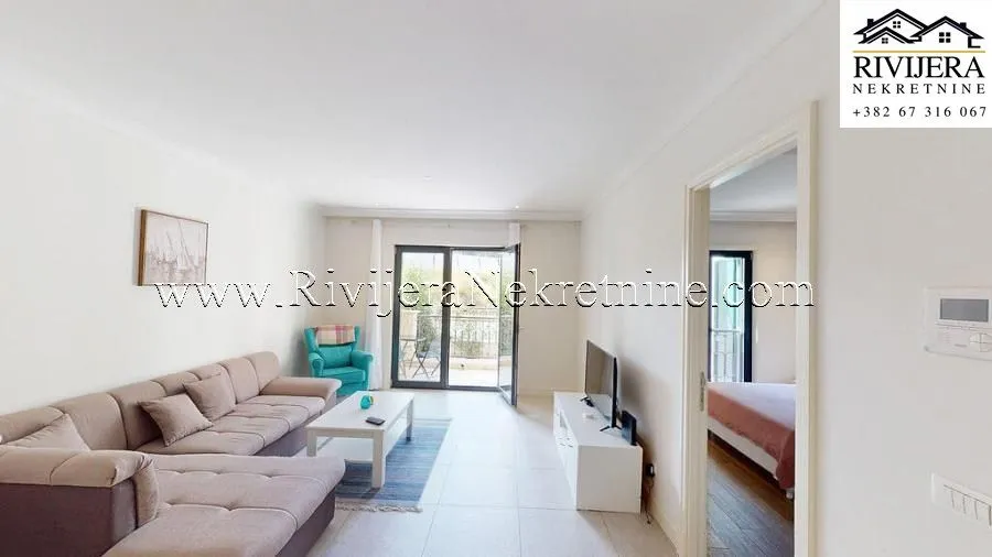 Prodaja, jednosoban stan, 57m², Luštica Bay, Tivat