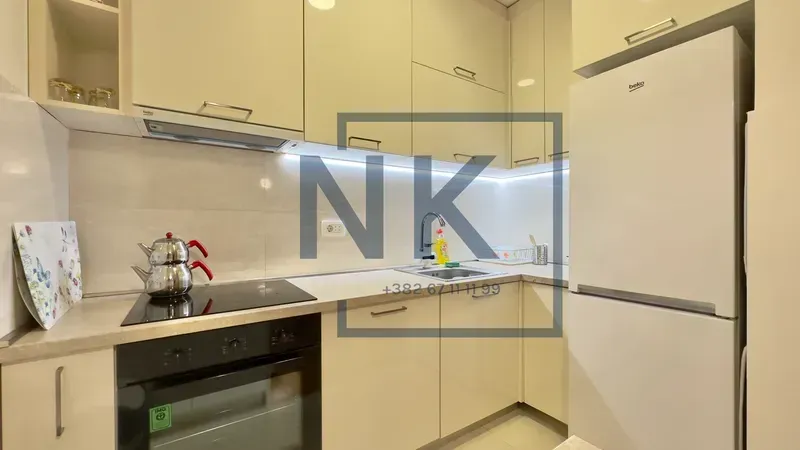 Rent, one bedroom apartment, 49m², Central Point, Podgorica