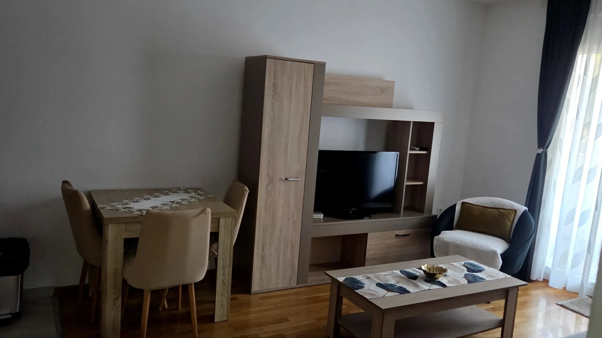 Rent, one bedroom apartment, 36m², Zabjelo, Podgorica