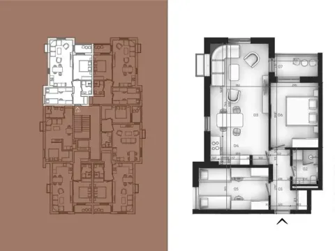 Prodaja, dvosoban stan, 63m², Tološi, Podgorica - image 7