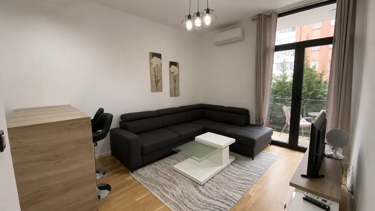 Rent, one bedroom apartment, 36m², Blok 9, Podgorica
