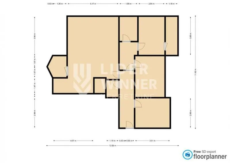 Sale, four bedroom apartment, 110m², Vukov Spomenik, Zvezdara Sve Podlokacije