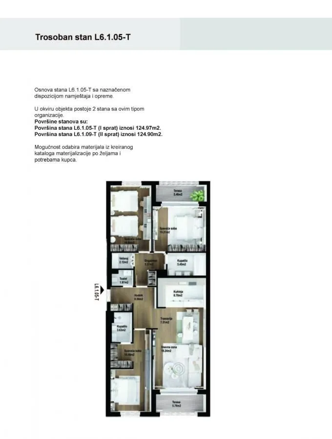 Prodaja, trosoban stan, 120m², Podgorica, Crna Gora