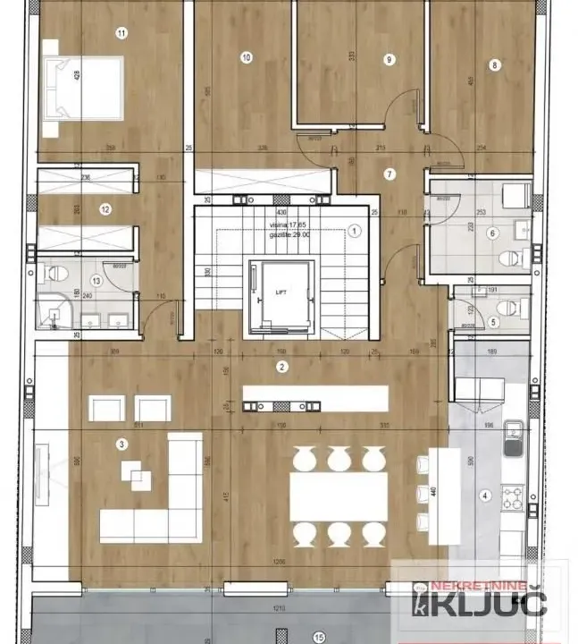 Prodaja, stan, 172m², Bulevar patrijarha Pavla, Novi Sad Sve Podlokacije
