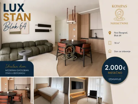 Stan in Novi Beograd Blok 64